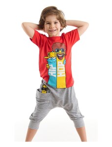 mshb&g Brothers Boy's T-shirt Capri Shorts Set