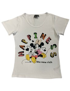Setino Női póló - Minnie Mouse Hapiness fehér
