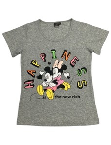 Setino Női póló - Minnie Mouse Hapiness szürke
