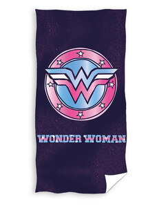 Carbotex Törölköző - Wonder Woman lila 70 x 140 cm