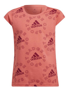 adidas LOGO T1 Lány póló, rózsaszín, méret 152