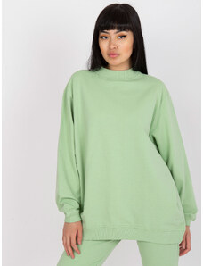 BASIC FEEL GOOD Világos zöld női pulóver AP-BL-A-R001-világos zöld