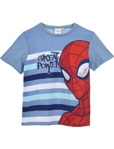 SPIDERMAN Kék fiú póló Spider-Man mintával