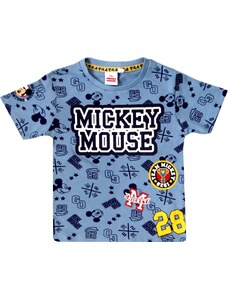 Kék fiú póló Mickey Mouse Disney felirattal