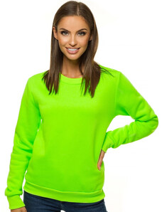 Női pulóver zöld neon OZONEE JS/W01Z