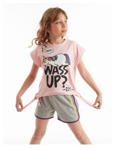 mshb&g Mushi Wassup Girls T-shirt Shorts Set