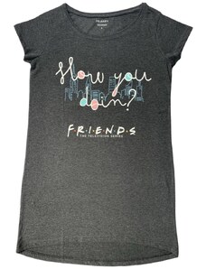 EPlus Női pizsama póló- Friends fekete