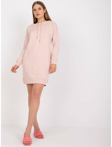 BASIC FEEL GOOD Világos rózsaszín pulóver ruha -AP-SK-A-006.73-világos rózsaszín