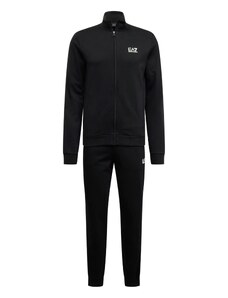 EA7 Emporio Armani Jogging ruhák fekete / fehér