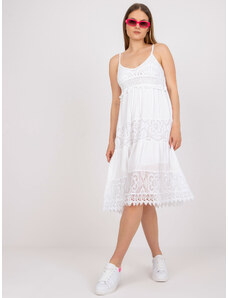 BASIC Fehér nyári csipkés ruha -TW-SK-BI-82345.19P-fehér