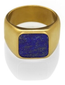 Lapis lazuli pecsétgyűrű férfiaknak - Arany Trimakasi