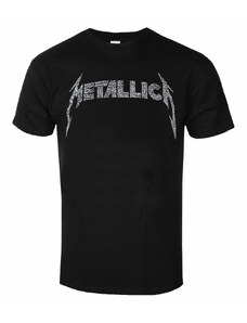 Metál póló férfi Metallica - 40th Anniversary Songs Logo - ROCK OFF - METTS52MB
