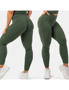 NEBBIA - Pamut bordázott leggings 405 (dark green)