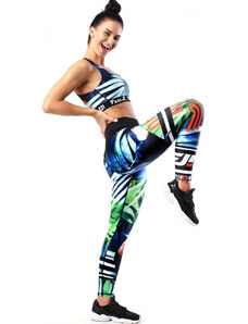 Glara Women's leggings with colourful print