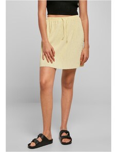 UC Ladies Women's Plisse miniskirt soft yellow
