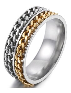 IZMAEL Walker Gyűrű-Ezüst/Arany/57mm KP17045