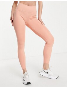 Nike Running Swoosh Dri-FIT 7/8 leggings in pink