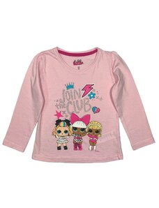 EPlus Hosszú ujjú lányos trikó - LOL Surprise rózsaszín
