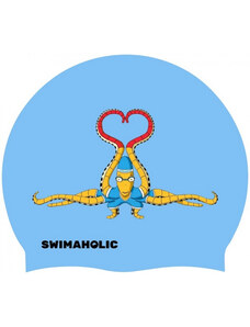 úszósapka swimaholic octopus cap világos kék