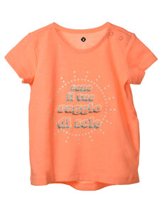 Z generation Grain de blé barackszínű, csillogó baba lány póló – 68 cm