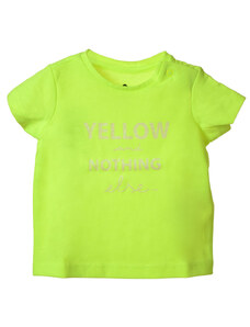 Z generation Grain de blé neonsárga, csillogó baba lány póló – 59 cm