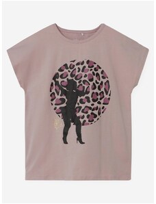 Pink girly T-shirt name it Just Dance - Girls
