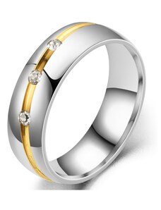 IZMAEL Loyal Női Gyűrű-Ezüst/Arany/49mm KP17387