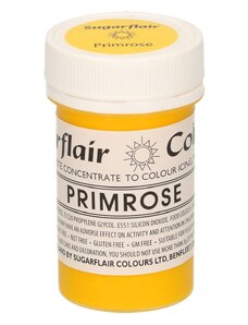 Sugarflair Colours Gél festék Primrose - sárga 25 g