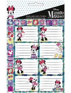 Disney Minnie füzetcímke 16 db-os csillámos