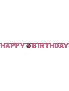 Boldog Születésnapot Happy Birthday Pink felirat 213 cm