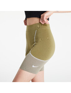 Női rövidnadrág Nike Sportswear Graphic Bike Shorts Pilgrim/ Matte Olive/ White/ White