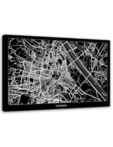Gario Vászonkép Bécs városrendezési terve Méret: 60 x 40 cm