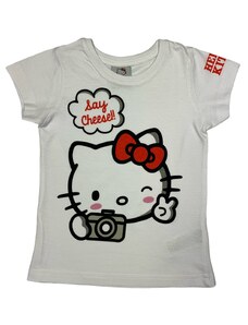 EPlus Lányos trikó- Hello Kitty fehér