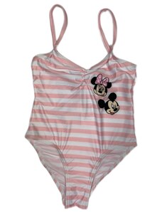 EPlus Egyrészes fürdőruha - Minnie Mouse csíkos rózsaszín