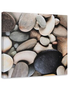 Gario Vászonkép Szürke kövek közelrol Méret: 30 x 30 cm