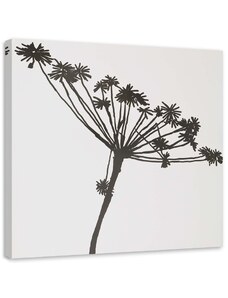 Gario Vászonkép A cyperus fekete árnyéka Méret: 30 x 30 cm