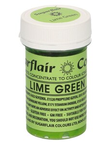 Sugarflair Colours Lime Green zselés szín - lime zöld 25 g