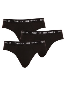 3PACK Fekete Tommy Hilfiger férfi slip alsónadrág
