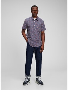 GAP Patterned Linen & Cotton Shirt - Men