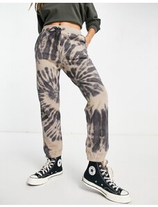 Madewell co-ord tie dye jogger in wash black-Grey
