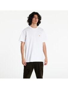 Férfi póló Carhartt WIP S/S Chase T-Shirt White/ Gold