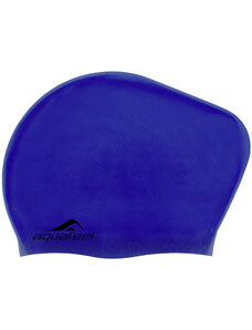 úszósapka hosszú hajra aquafeel long hair cap kék