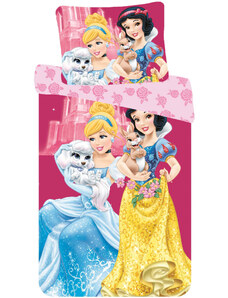 Disney Hercegnők gyerek ágyneműhuzat 90x140cm 40x55cm