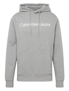 Calvin Klein Jeans Tréning póló szürke / fehér