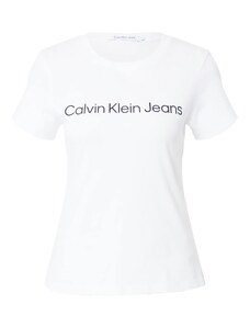 Calvin Klein Jeans Póló fekete / fehér