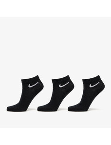 Férfi zoknik Nike Everyday Lightweight Ankle Socks 3-Pack Black