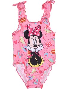 Rózsaszín egyrészes Disney Baby Minnie Mouse fürdőruha