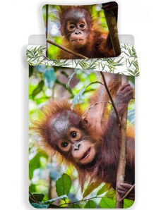 Jerry Fabrics 1 Orangután ágyneműhuzat 140×200cm, 70×90 cm