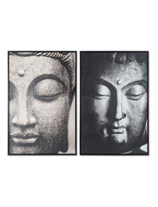 Kép DKD Home Decor 62,5 x 4,5 x 93 cm Buddha Keleti (2 egység)