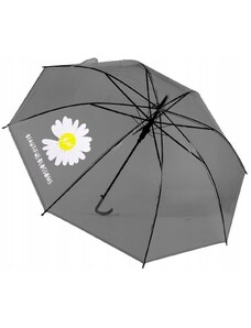Tulimi Gyerekes átlátszó csupasz esernyő Daisy - fekete